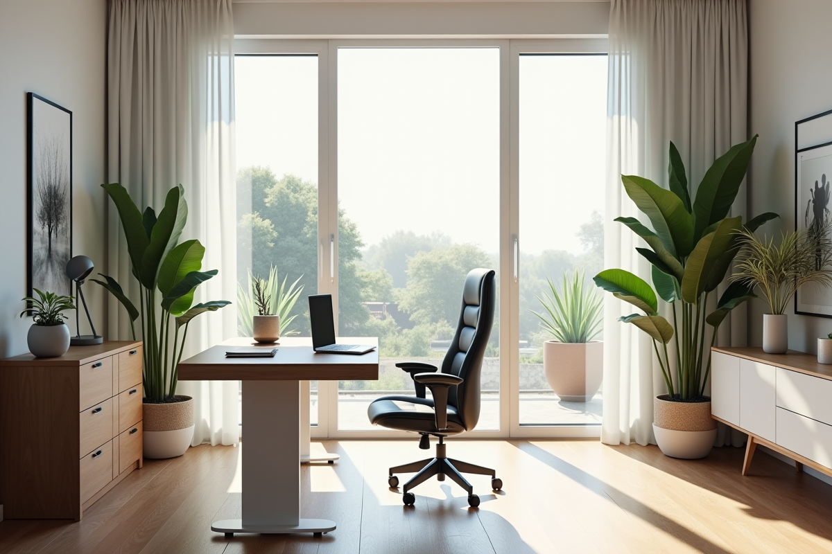 Aménagement optimal du bureau dans une maison : emplacement stratégique