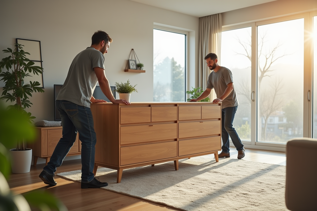 Déplacement de meubles sans les vider : techniques et astuces