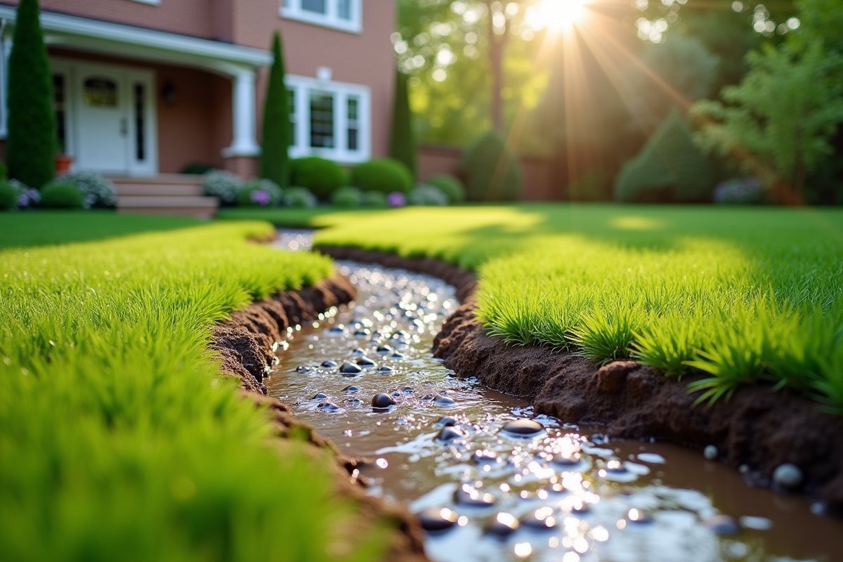 Drainage d’eau de pluie : méthodes et étapes pour une réalisation efficace