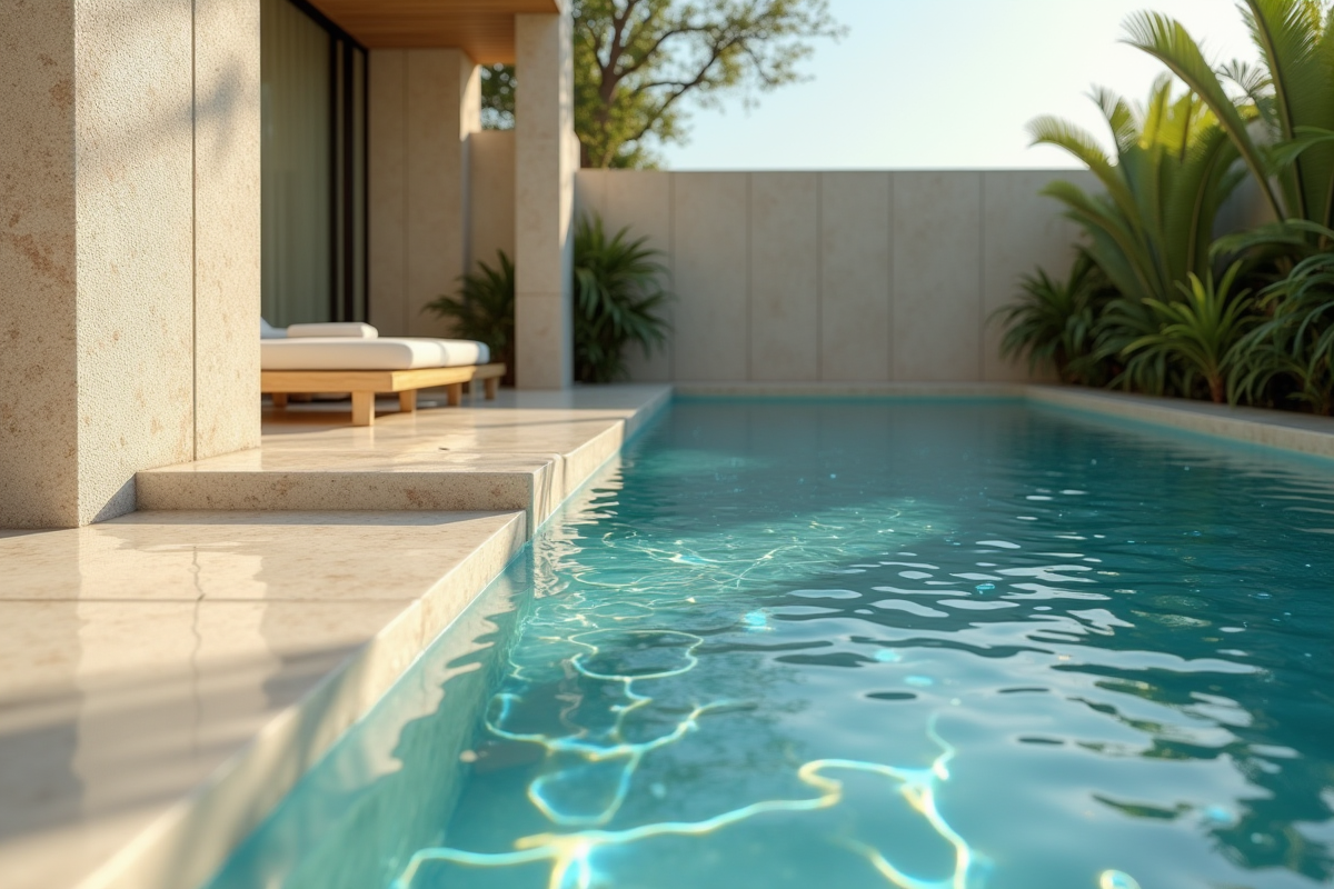 Surface antidérapante idéale autour des piscines : sélection et conseils